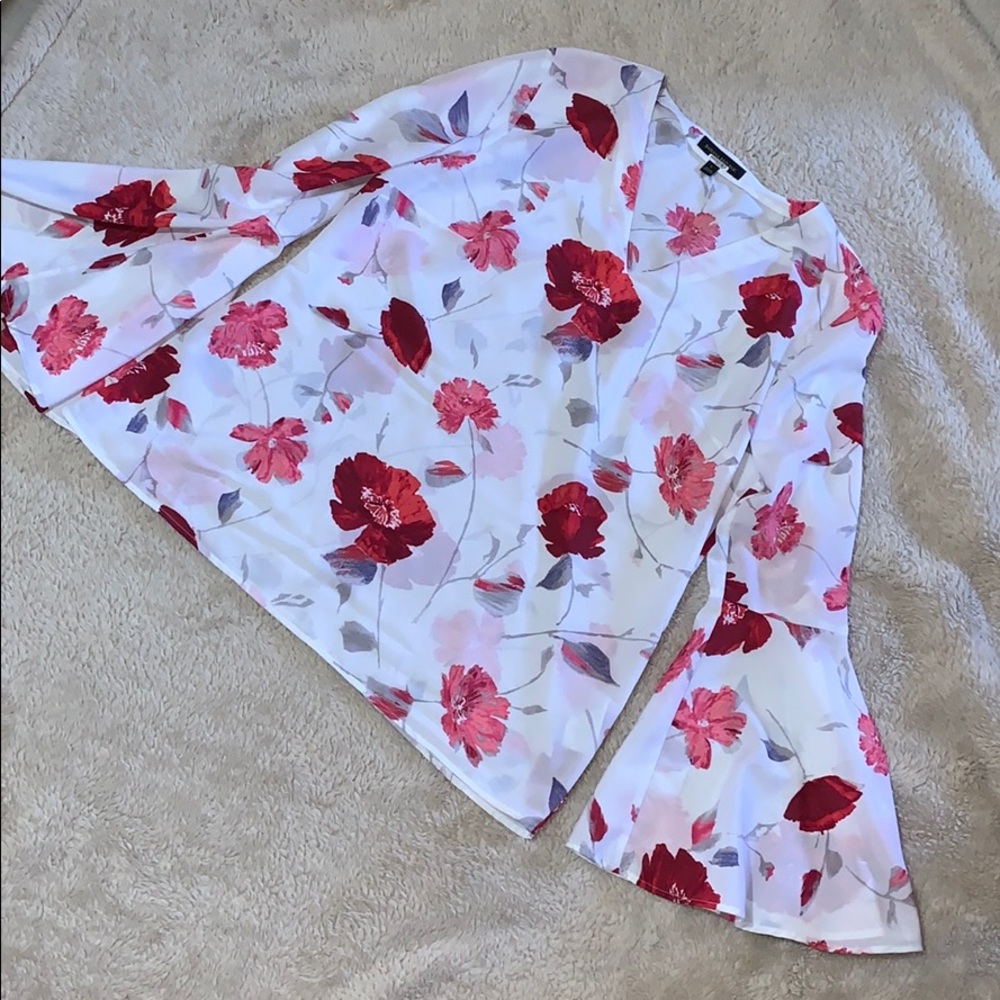 Banana Republic Floral Top Size Large